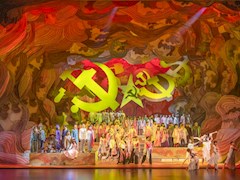 【党史学习教育】在艺术实践中汲取红色力量——m88明昇m88明昇师生参演广西献礼建党百年作品壮剧《苍梧之约》