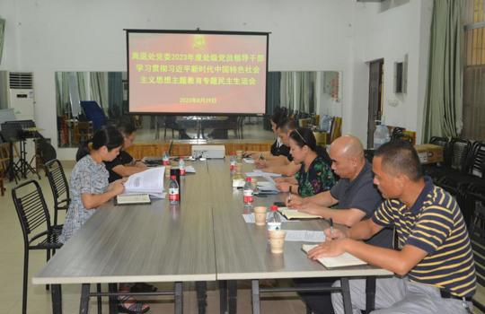 【主题教育】离退处党委召开处级党员领导干部学习贯彻习近平新时代中国特色社会主义思想主题教育专题民主生活会
