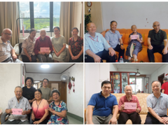 离退处党委开展2025年“七一”走访慰问离退休党员活动